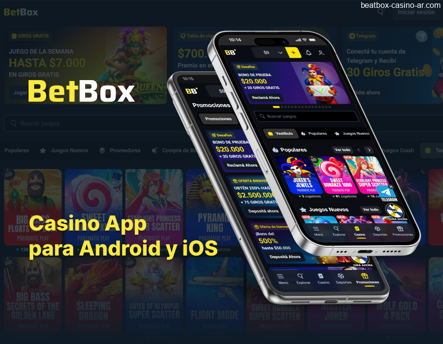 Descarga de la app BeatBox Casino en Argentina