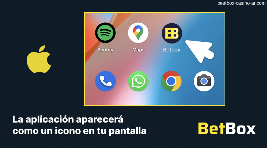 Icono de la app BeatBox Casino en pantalla