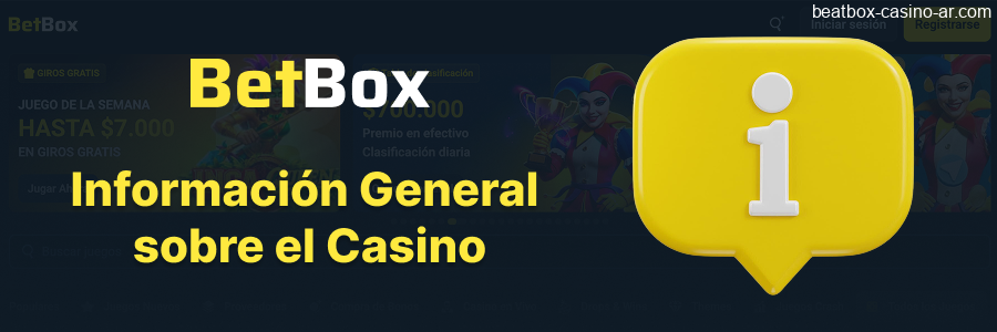 Información del casino BeatBox